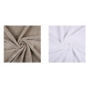 LOT 2 COUPONS TIBAMBOO TAUPE 45X50CM EP