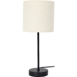 LAMPE EN METAL ABAT JOUR BOUCLETTE