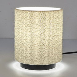 LAMPE DE TABLE ABAT JOUR BOUCLETTE