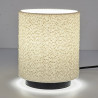 LAMPE DE TABLE ABAT JOUR BOUCLETTE