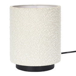 LAMPE DE TABLE ABAT JOUR BOUCLETTE