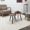 TABLE GIGOGNE ROND ACACIA X2