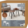 TABLE GIGOGNE ROND ACACIA X2