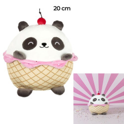 PELUCHE PANDA 20CM KAWAII