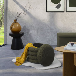 POUF RANGEMENT ATOME KAKI