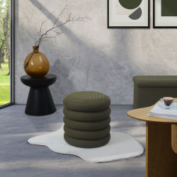 POUF RANGEMENT ATOME KAKI