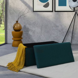 COFFRE BANC PLIABLE ATOME BLEU