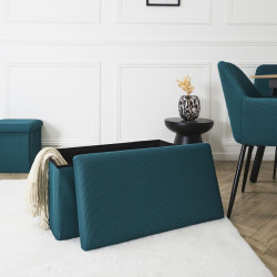 COFFRE BANC PLIABLE ATOME BLEU