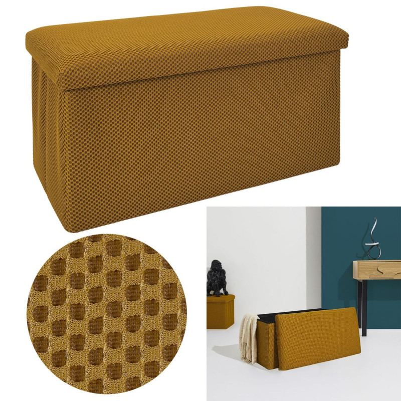 COFFRE BANC PLIABLE ATOME JAUNE COFFRE BANC PLIABLE ATOME JAUNE