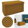 COFFRE BANC PLIABLE ATOME JAUNE
