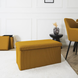 COFFRE BANC PLIABLE ATOME JAUNE
