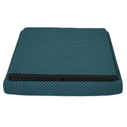 COFFRE POUF PLIABLE ATOME BLEU