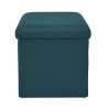 COFFRE POUF PLIABLE ATOME BLEU COFFRE POUF PLIABLE ATOME BLEU