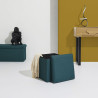 COFFRE POUF PLIABLE ATOME BLEU COFFRE POUF PLIABLE ATOME BLEU