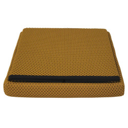 COFFRE POUF PLIABLE ATOME JAUNE