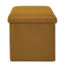 COFFRE POUF PLIABLE ATOME JAUNE COFFRE POUF PLIABLE ATOME JAUNE