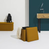 COFFRE POUF PLIABLE ATOME JAUNE COFFRE POUF PLIABLE ATOME JAUNE