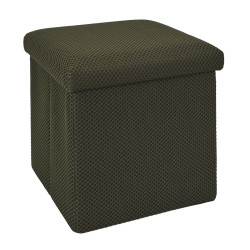 COFFRE POUF PLIABLE ATOME KAKI