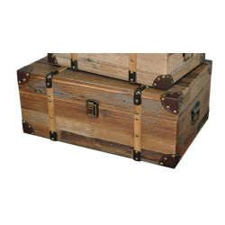 MALLE RECT. GM "WOOD" L 45X30 H19CM