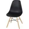 Chaise "Jena" noire Urban Living 45.5x52xH42/81cm Chaise "Jena" noire Urban Living 45.5x52xH42/81cm