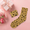 CHAUSSETTES COURTES PAILLETTES JAUNE LEO