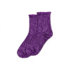 CHAUSSETTES COURTES PAILLETTES VIOLET FE