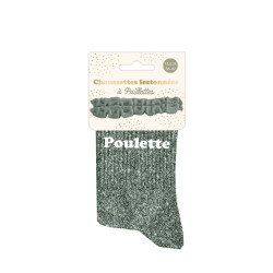CHAUSSETTES COURTES PAILLETTES POULETTE