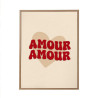 TOILE TUFTEE AMOUR AMOUR 30x40cm