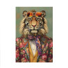 TOILE PAILLET TIGRE GENTLEMAN 90x60cm