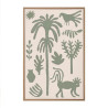 TOILE TUFTEE TROPICAL 40x60cm