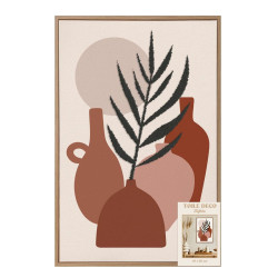 TOILE TUFTEE VASES 40x60cm