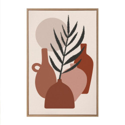 Toile Tuftée Vases et Cruches - Décoration Murale 40x60cm