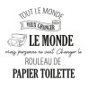 STICKER CHANGER LE MONDE 50X70