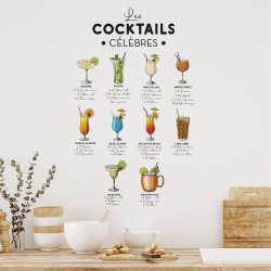 STICKER COCKTAILS 50X70