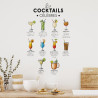 STICKER COCKTAILS 50X70