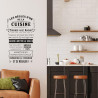 STICKER LES REGLES DOR DE LA CUISINE 50X