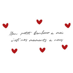 STICKER NOS MOMENTS A NOUS 20X70