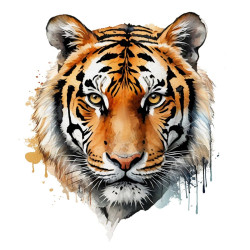 STICKER TIGRE 50X70