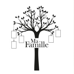 STICKER ARBRE DE VIE FAMILLE 70X100