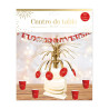 CENTRE DE TABLE PARTY ROUGE