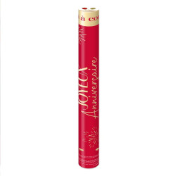 CANON CONFETTIS PARTY ROUGE