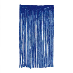 RIDEAU FRANGES PARTY BLEU