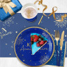 Chemin de Table Party Bleu Chemin de Table Party Bleu