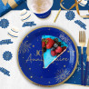 TRIO DECO TABLE PARTY BLEU TRIO DECO TABLE PARTY BLEU