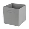 Non-woven kubförvaringskorg 29 liter grå Urban Living