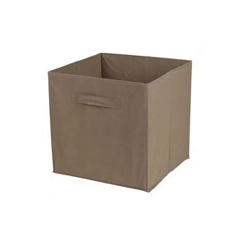 Non-woven kubförvaringskorg 29 liter beige Urban Living