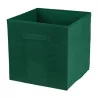 Urban Living Corduroy Cube Opbergmand 29 Liter Groen