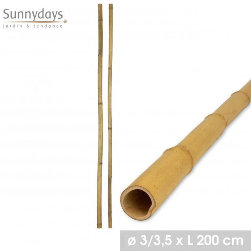 POTEAU EN BAMBOU D3-3,5CM X H200CM
