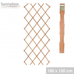 TREILLIS EN BOIS EXT 180X150X0,5CM