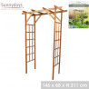 Arche avec Treillis 146x68xH211cm Arche avec Treillis 146x68xH211cm
